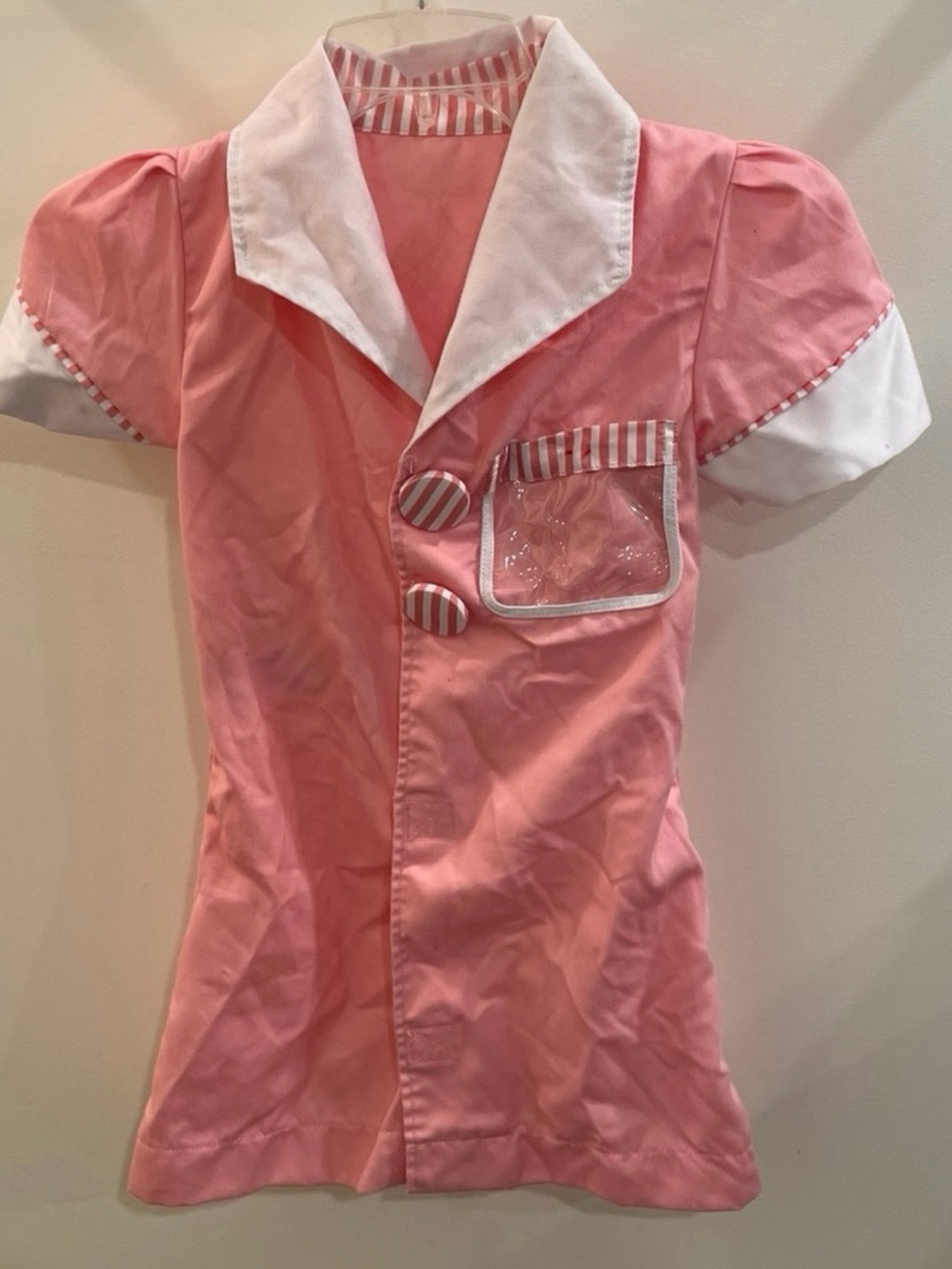 Size Ages 3-6 Melissa & Doug Waitress 50's Diner Pink Role Play Costume Dress